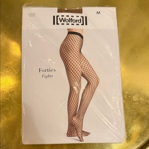 Wolford Honey Fishnet Tights